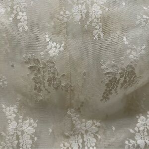 Free People Ivory Lace Long Sleeve Top